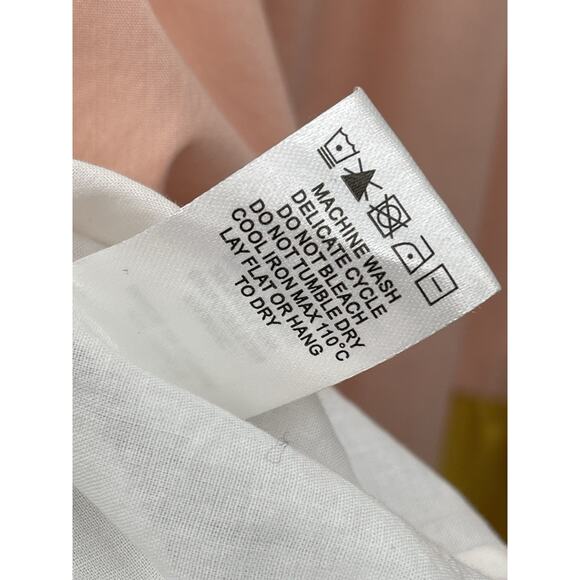 Crosby By Mollie Burch Watts Dress Colorblock Midi Cap Sleeve Size Large - Picture 11 of 11